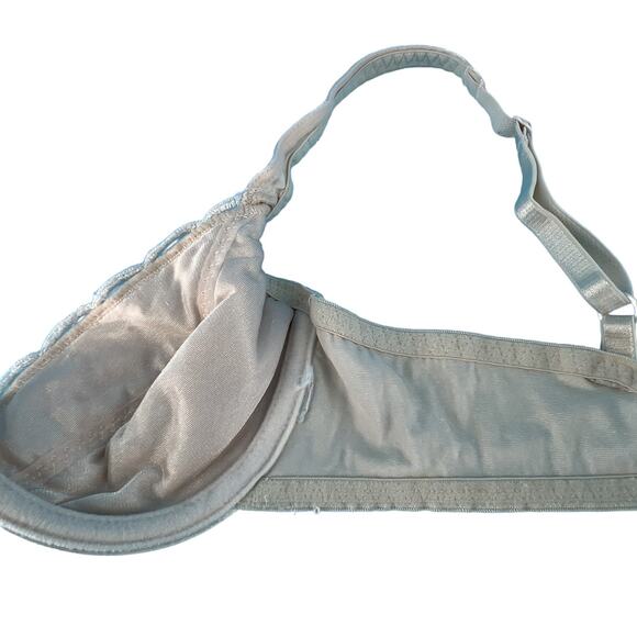 Ladies Sexy Front Closure Underwire Bra Beige - Picture 11 of 14